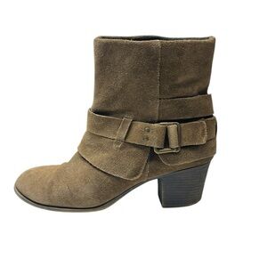 Nine West Vintage America Collection Suede Western OldArt Ankle Boots, size 9